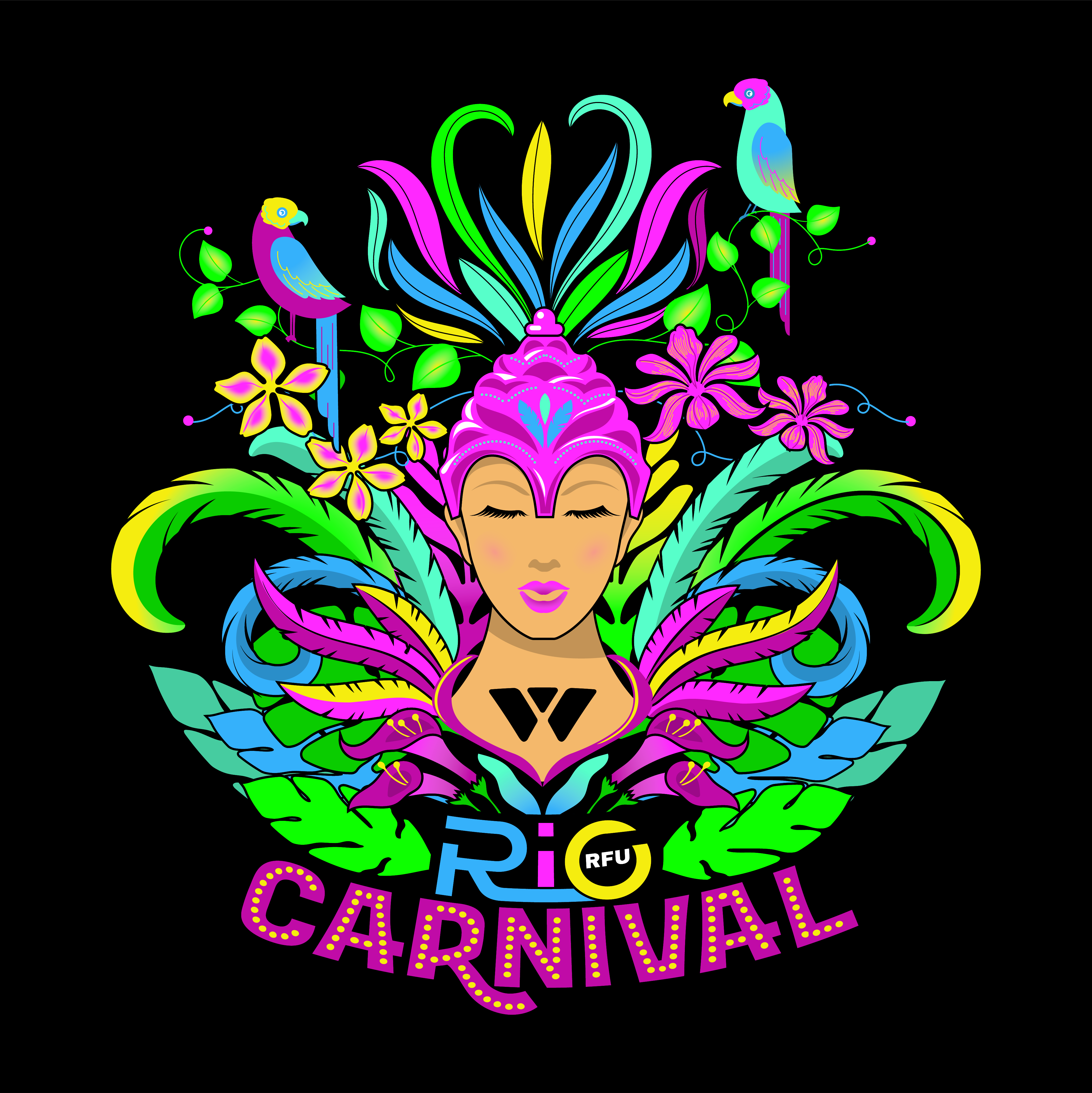 Wilflex™ Epic Rio RFU Standard Colors - Carnival Print